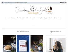 Tablet Screenshot of cucinalibriegatti.com